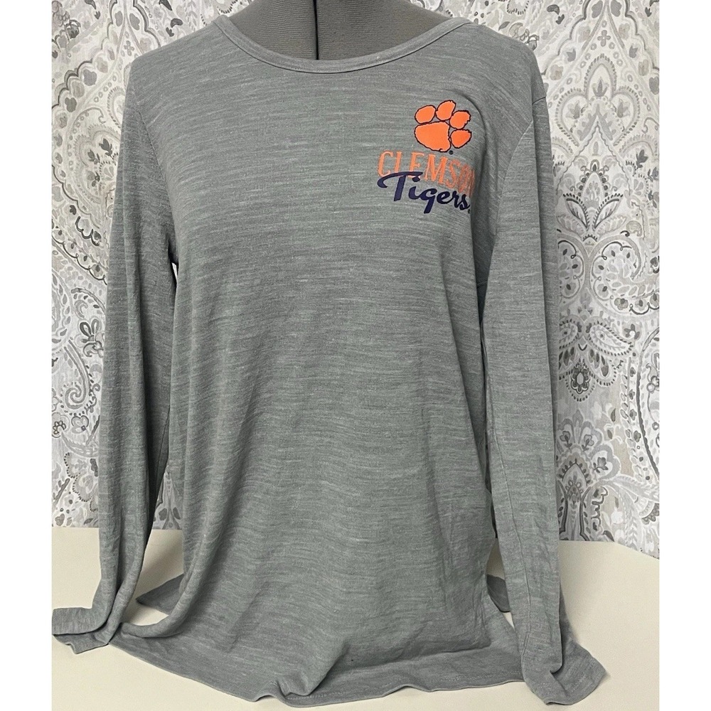 NWT Clemson Tigers Scoop Open Back Shirt Womens Ladies Small Rivalry Threads